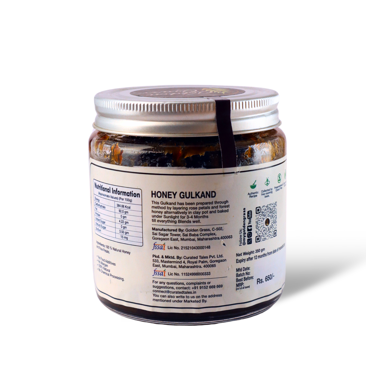 Honey Gulkand