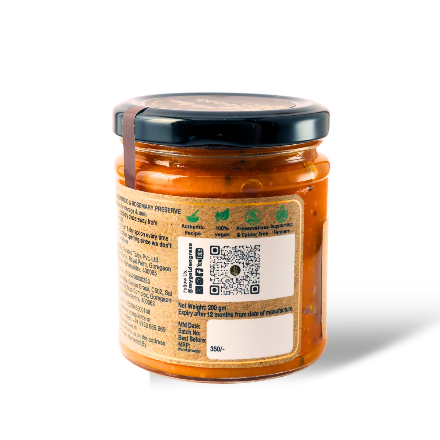 Alphonso Mango & Rosemary Preserve