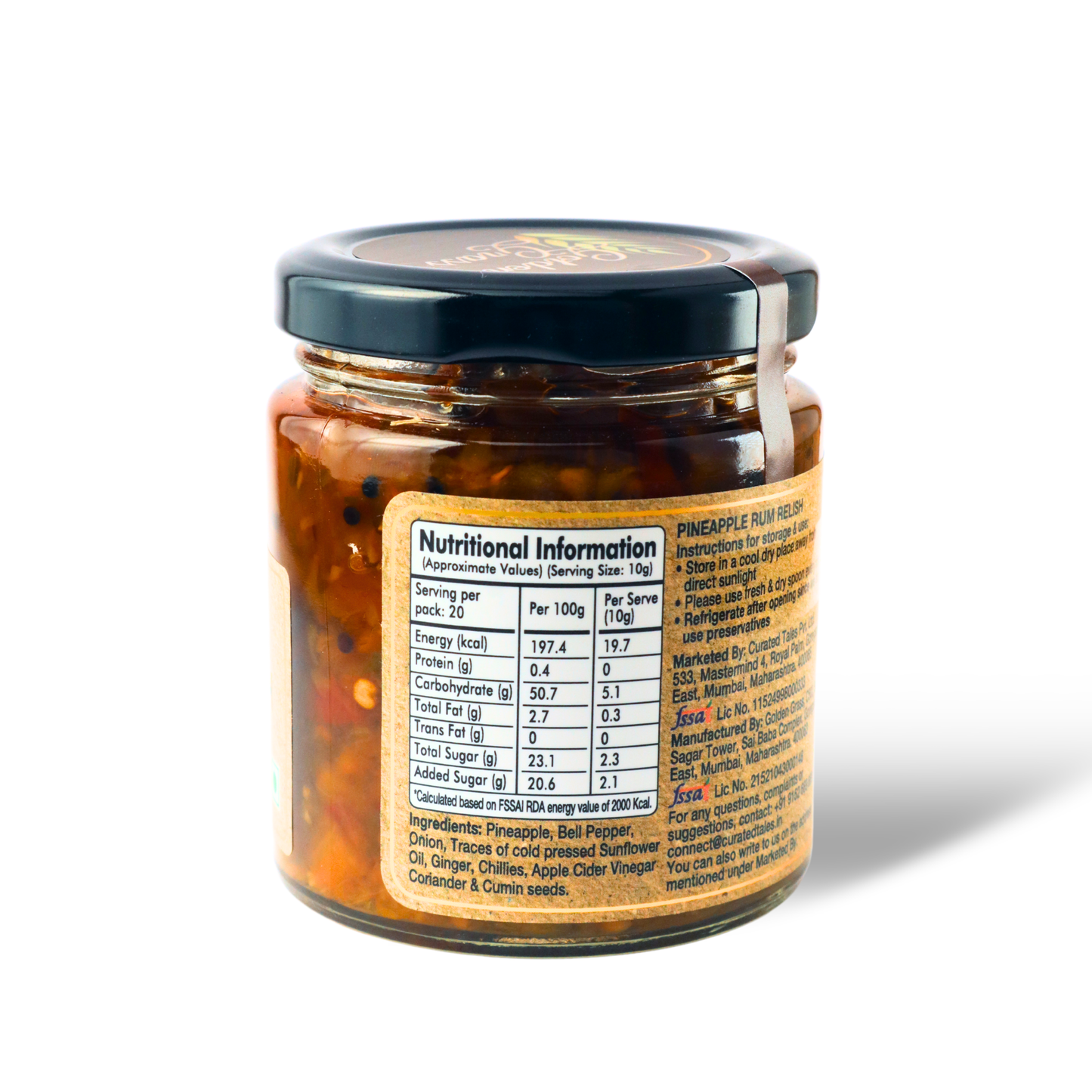 Pineapple Rum Relish