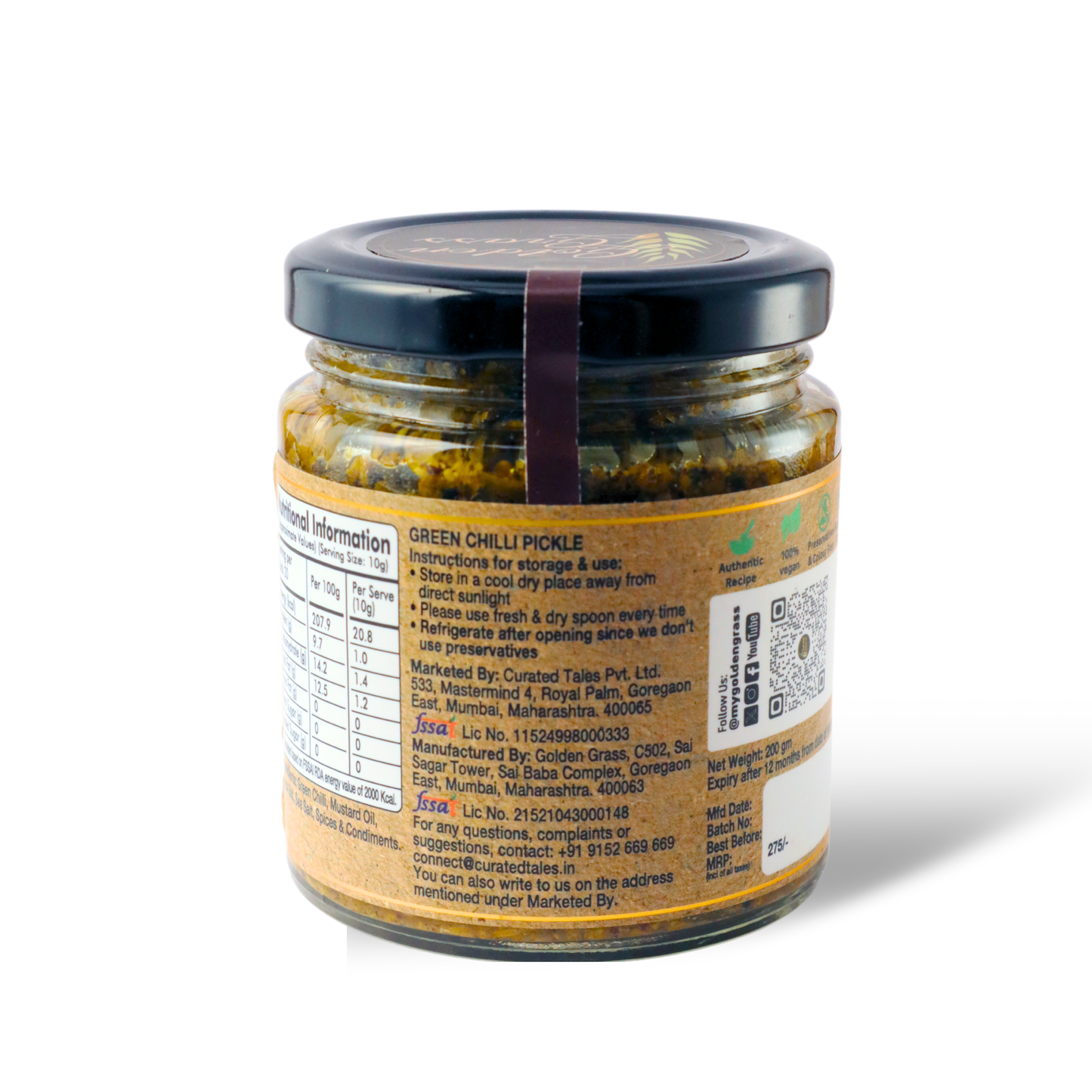 Green Chilli Pickle
