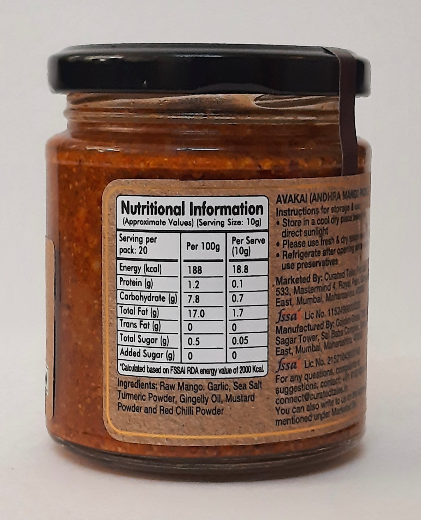 Avakaya : Andhra Mango Pickle