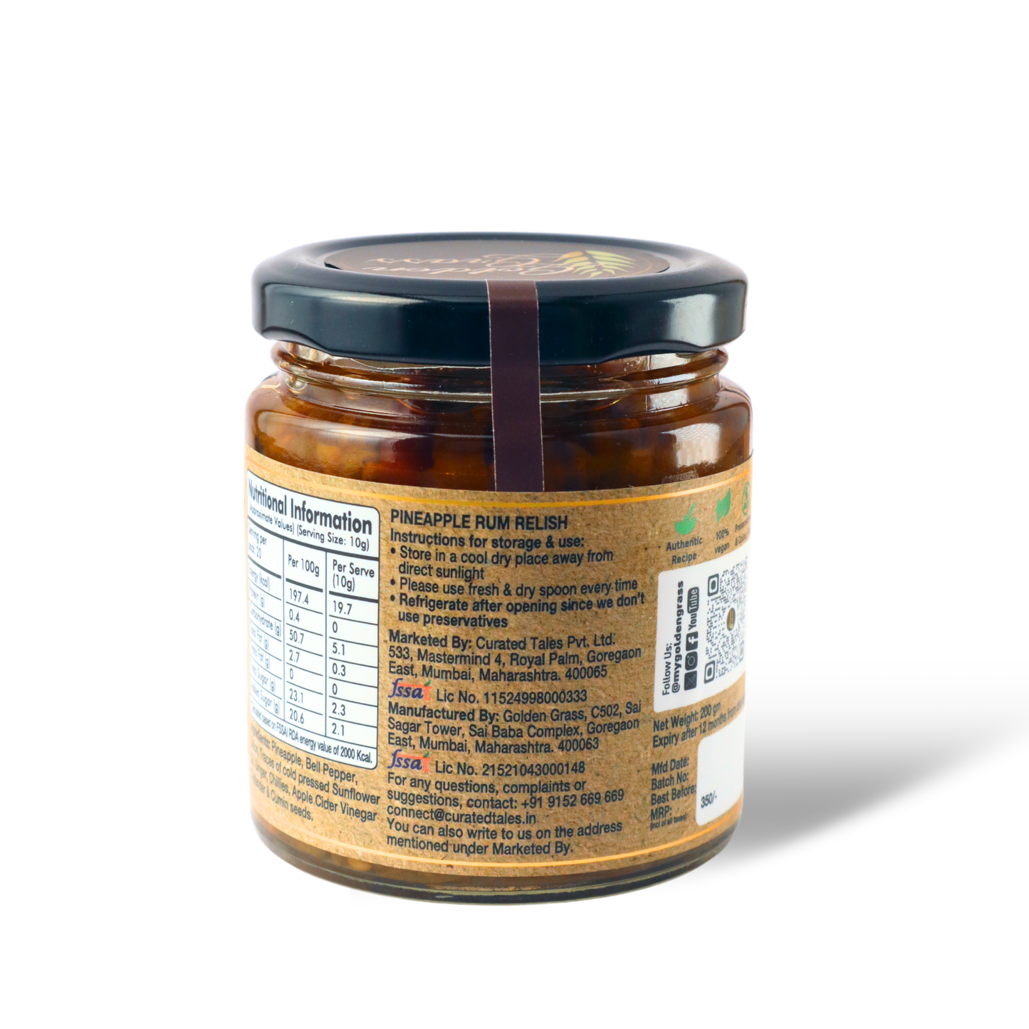 Pineapple Rum Relish